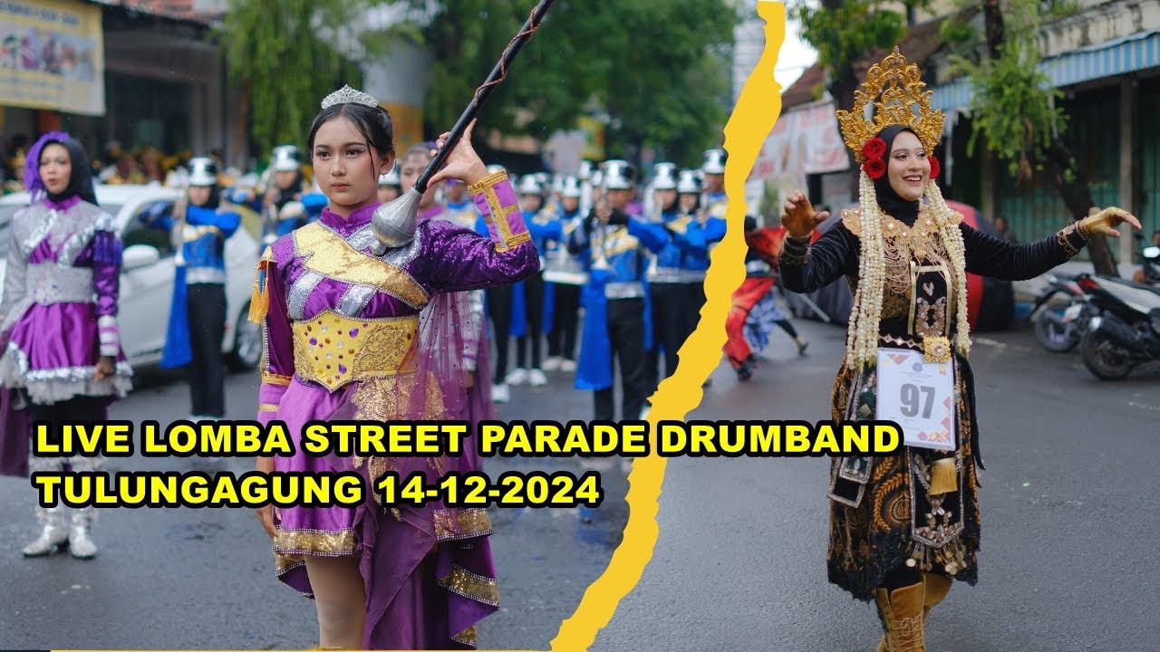 LIVE LOMBA STREET PARADE DRUMBAND TULUNGAGUNG 14-12-2024