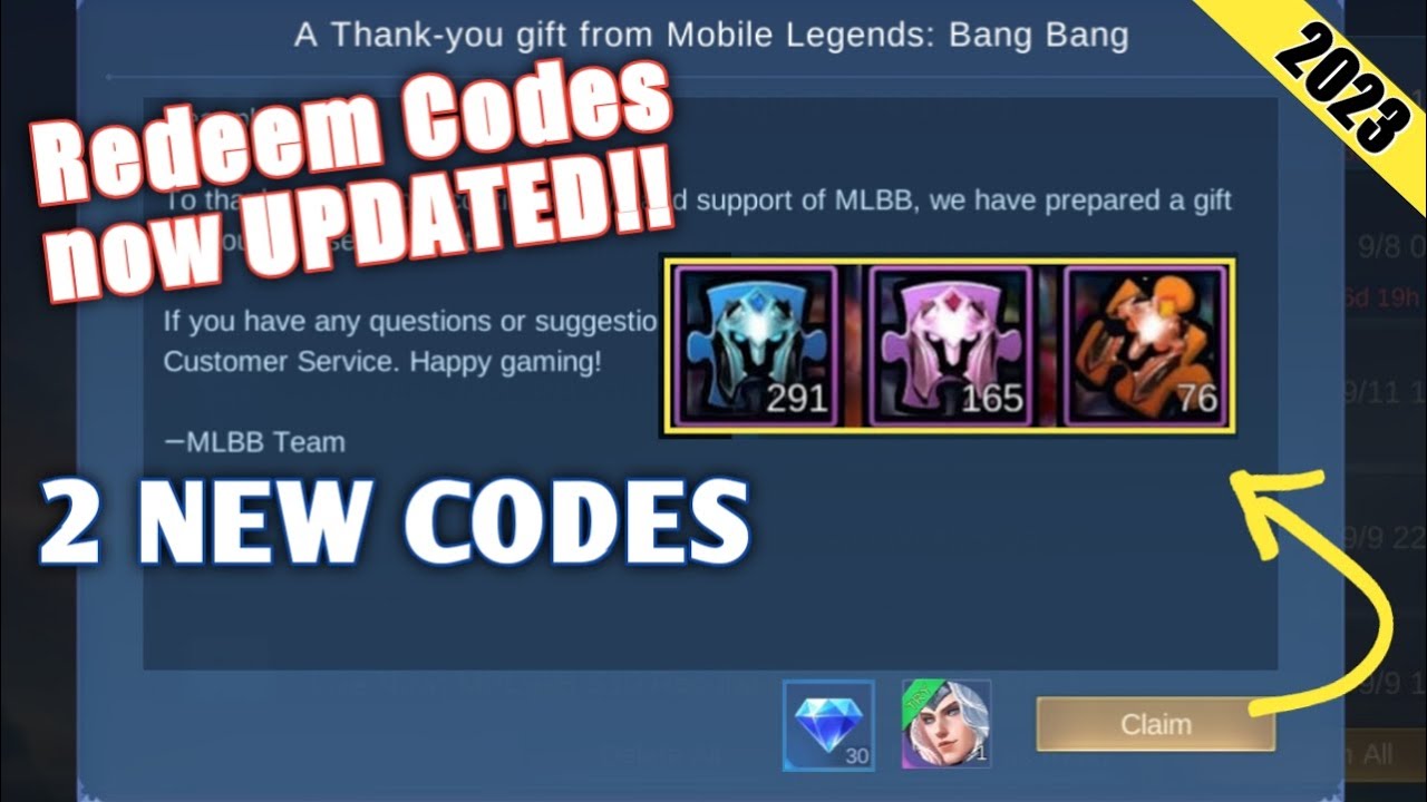 Mobile Legends: Bang Bang redeem codes (December 2023)