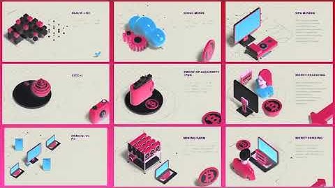 Blockchain Technology Infographic And Concepts