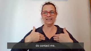 Self Isolation advice in BSL
