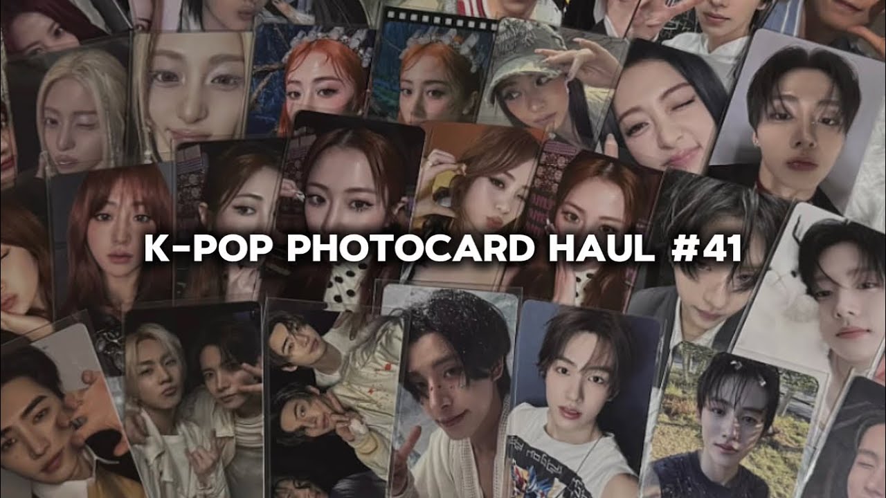 распаковка карт ald1, cortis, le sserafim, enhypen ★