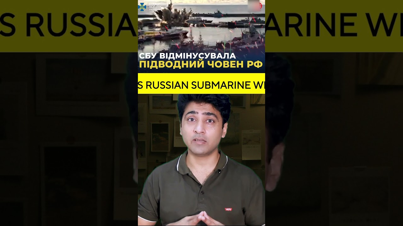 RUSSIA BLACK SEA FLEET HIT  Ukrainian Seababy Drone Cripples Kilo Class Submarine