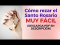 Aprende a rezar el Santo Rosario 📿 MUY FÁCIL [Incluye oraciones Básicas] 🙏🏼