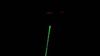 300mW Green Laser Pointer at Night! CRAZY BEAMS!
