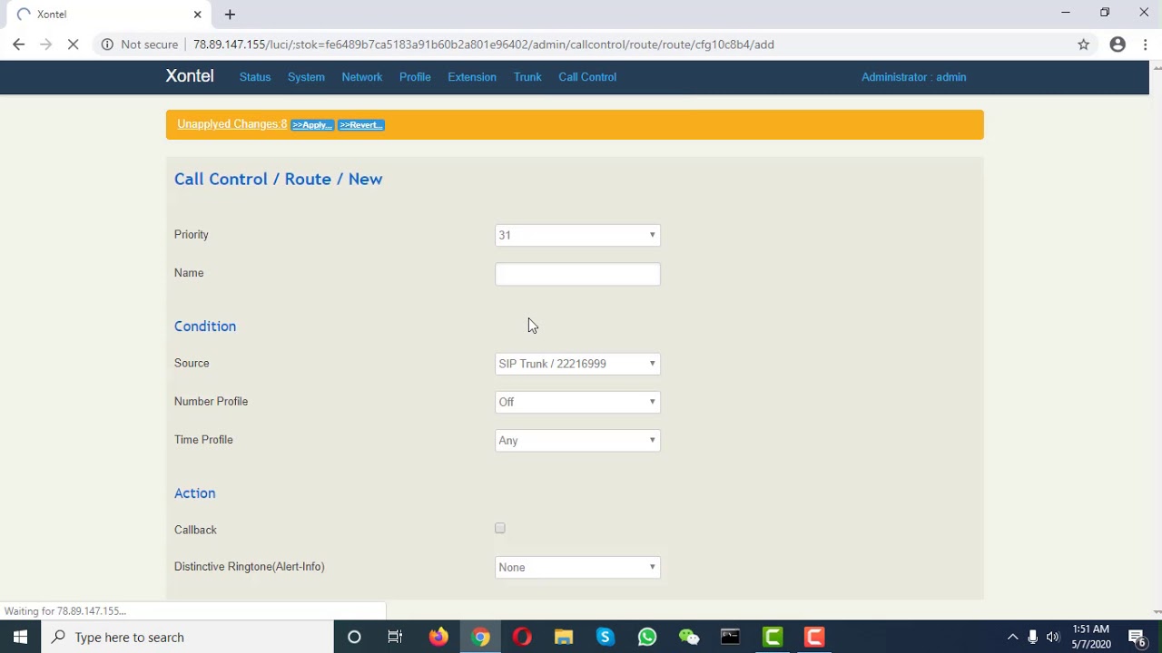 Active IVR for working hours and non working hours in XonTel Plus
