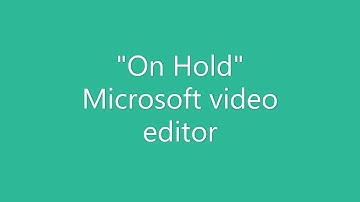 "On Hold" Microsoft Video Editor (Elevator Music-23323 by Sam Cardon)