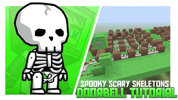 Spooky Scary Skeletons Door Bell "Tutorial" Minecraft