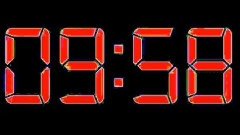 10 minutes timer, how to count 600 seconds