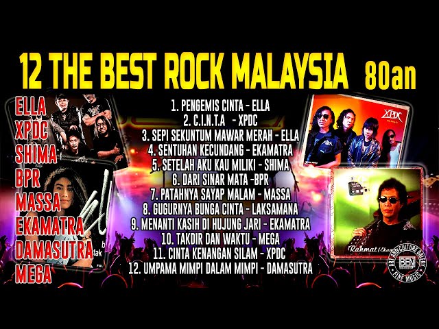 12 THE BEST ROCK MALAYSIA 80-an class=