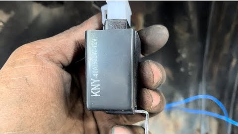 How To Install Dual Headlamp Relay In Auto Rickshaw | Nasir  Electration Technology