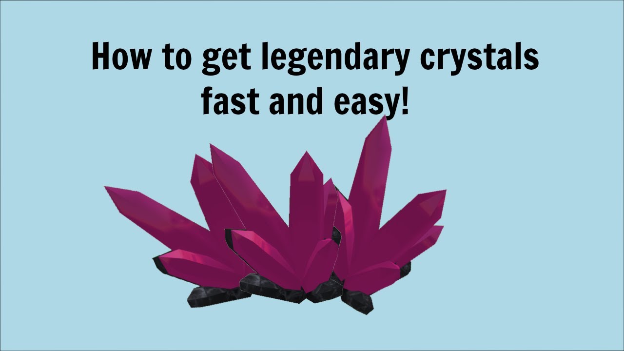 Roblox Swordburst 2 How to get legendary crystals FAST! YouTube