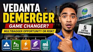 Vedanta Demerger Explained 🚨 5 Companies, Free Shares & Multibagger Opportunity?