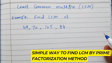 How to Find LCM by Prime Factorization Method in Urdu | Hindi | Trick to find LCM