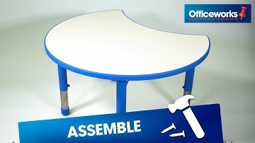 Kids Moon Shaped Table Assembly Instructions