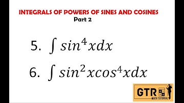 INTEGRALS OF POWERS OF SINES AND COSINES: CASE III