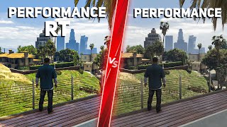 GTA 5 Next Gen Remastered Performance RT vs Performance - Direct Comparison! Attention to Detail!