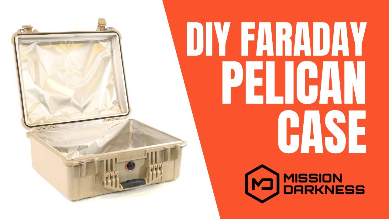 How To Build A Faraday Pelican Case / Faraday Cage for shielding from EMPs,  EMFs, 5G, Radiation, + 