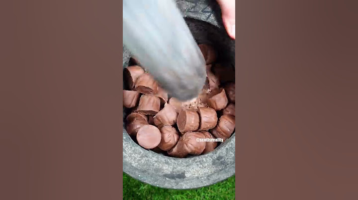 Crush and eat chocolates 🌰🍫