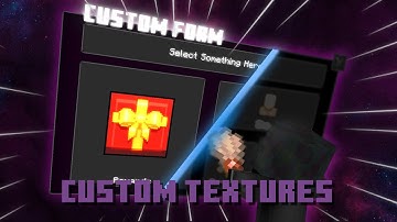 TEXTURING CUSTOM UI