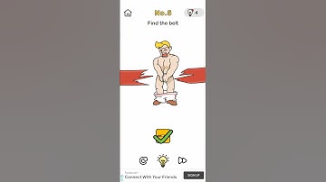 Find santa belt - brain out level 5 gameplay walkthrough solution #shorts