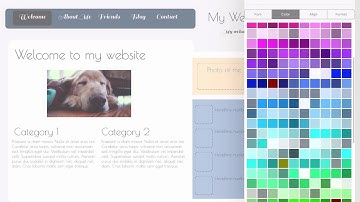 Change page background color | Custom hex color code | HTML Egg 2 Website Designer | iPad Pro Demo