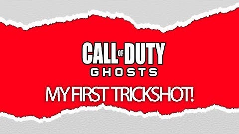 COD Ghosts: My First Trickshot! (Bots)