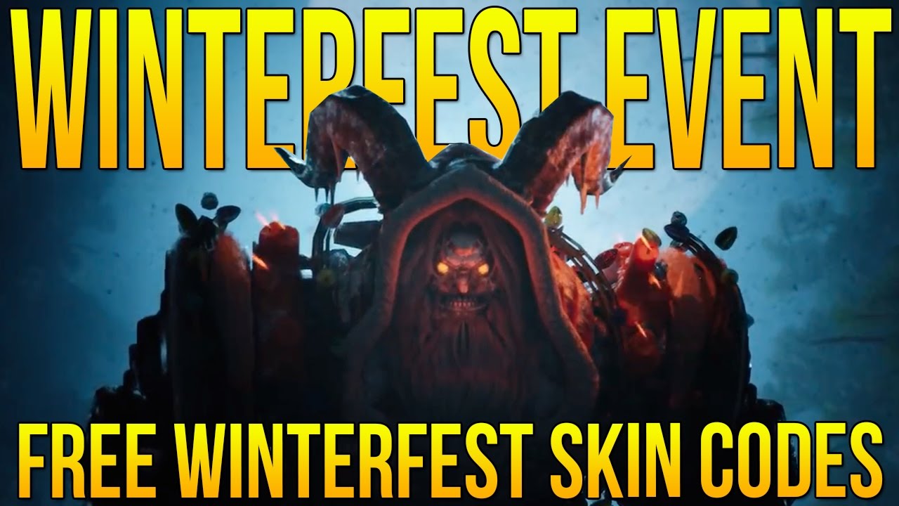 Paragon WINTERFEST Event "FREE SKIN CODES, OLD SAINT RIK ...