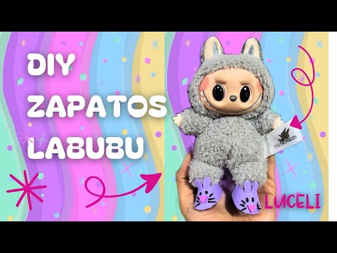Handmade Labubu Shoes | Step-by-Step Tutorial 🧵🧸