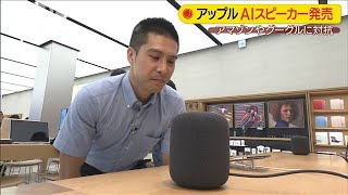 アップルのAIスピーカー「HomePod」　日本で発売(19/08/23)