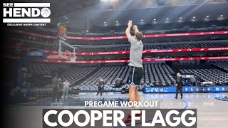 Cooper Flagg Dallas Mavericks Pre Game workout highlights 