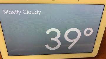 Whats the Weather   Google Home Hub