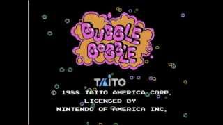 Bubble Bobble (NES Intro and Gameplay Preview)