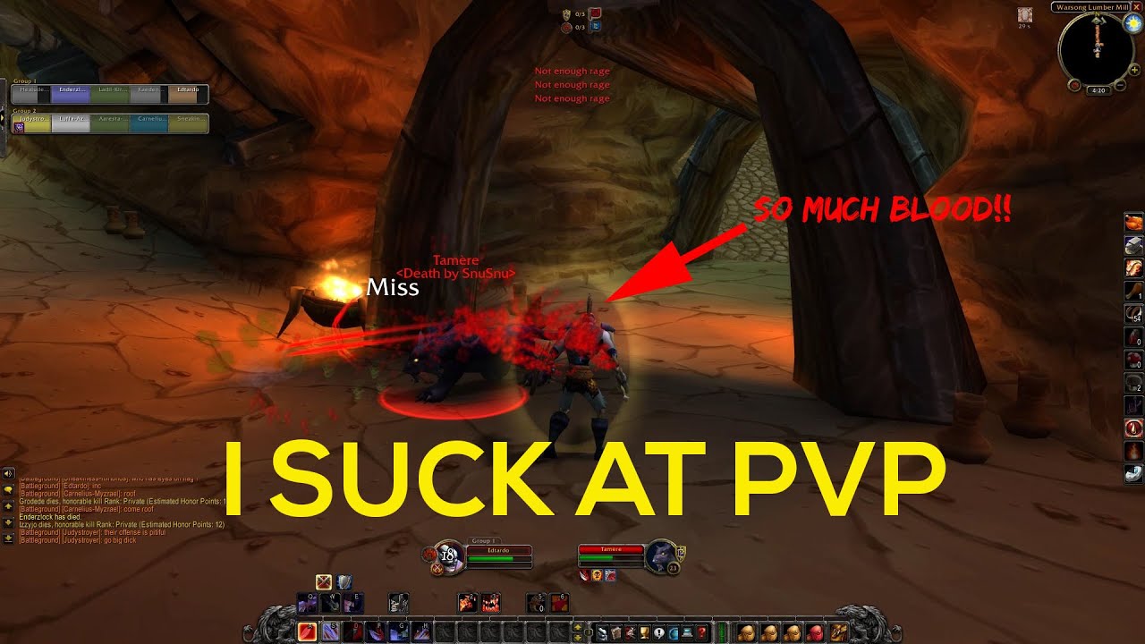 World of Warcraft Classic Warsong Gulch PvP - YouTube