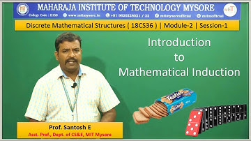Mathematical Induction | 3rd Sem | CSE | Module-2 | Discrete Mathematical Structures | Session-1