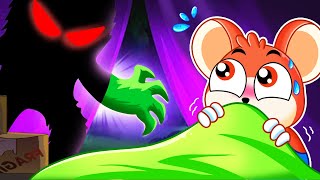 Monsters Under My Bed Song 😱 💤| Don't Be Afraid of Dark | Little Mouse Kids Songs