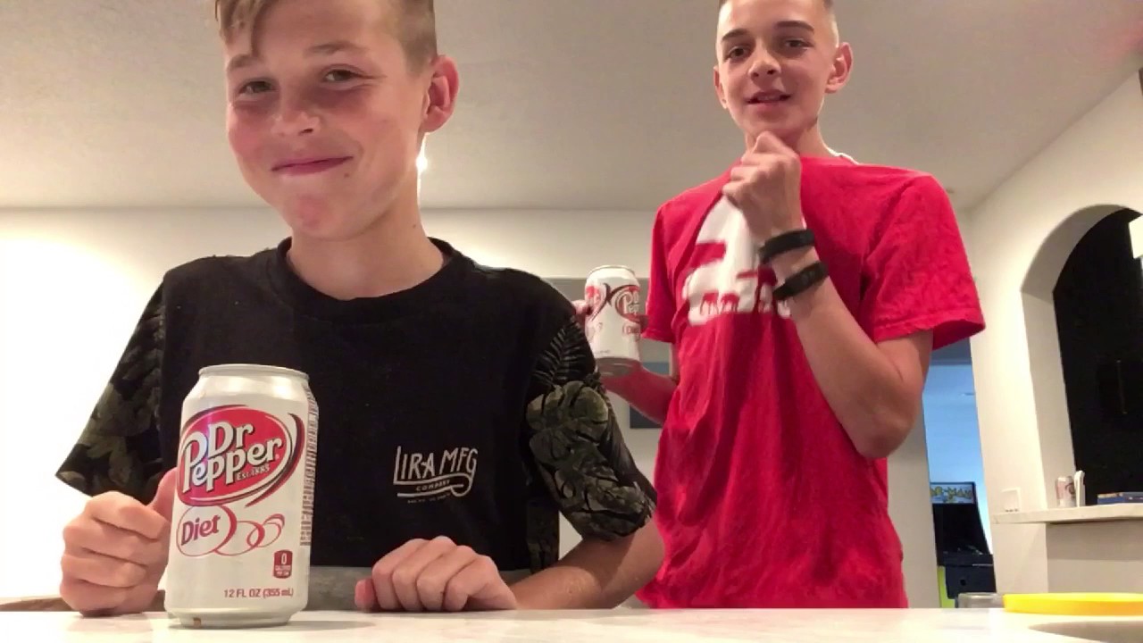Dr. Pepper and burp challenge