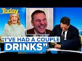 Hilarious tipsy comedian leaves Aussie hosts in stitches live on-air | Today Show Australia
