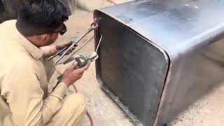 How to Build a 800 Liter Custom Fuel Tank, Building Process Fuel Tank...