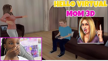 I HAVE THE WORST MOM AND DAD!!! - HELLO VIRTUAL MOM 3D LEVELS 6,7 AND 8