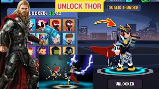 Stickman Heroes: Battle Of Warriors Gameplay | Unlock Thor | Stickman Heroes Battle Mod APK screenshot 4