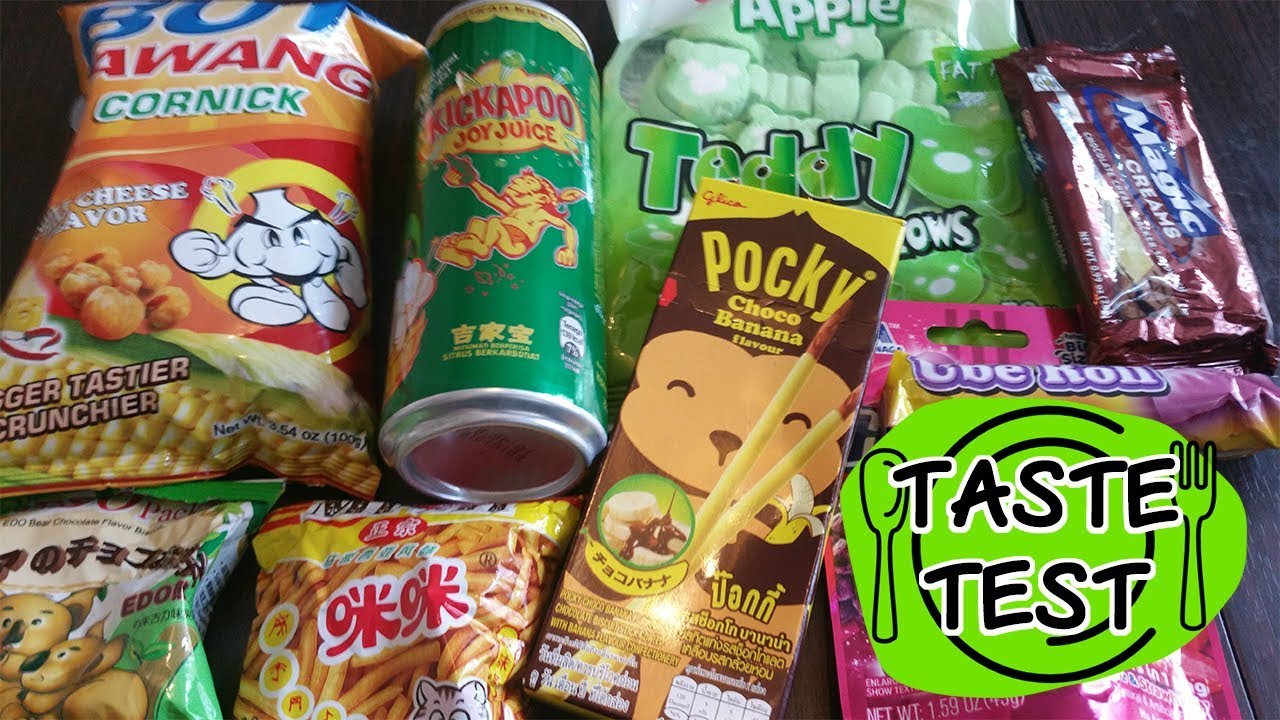 Asian Snacks Taste Test VII - YouTube