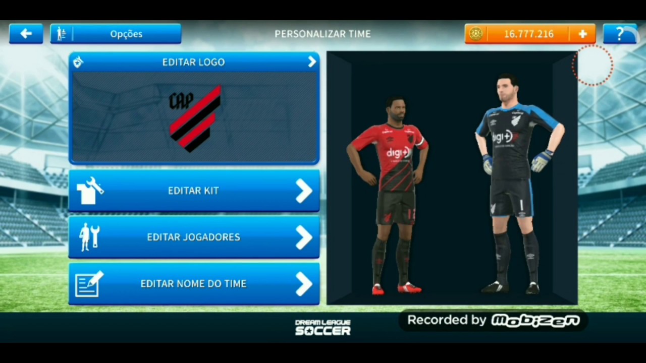 Incrivel Como Colocar Time Do Atletico Pr 100 No Dls 19 Youtube