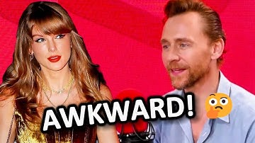 Tom Hiddleston FREEZES When Asked About Taylor Swift 😳🎤