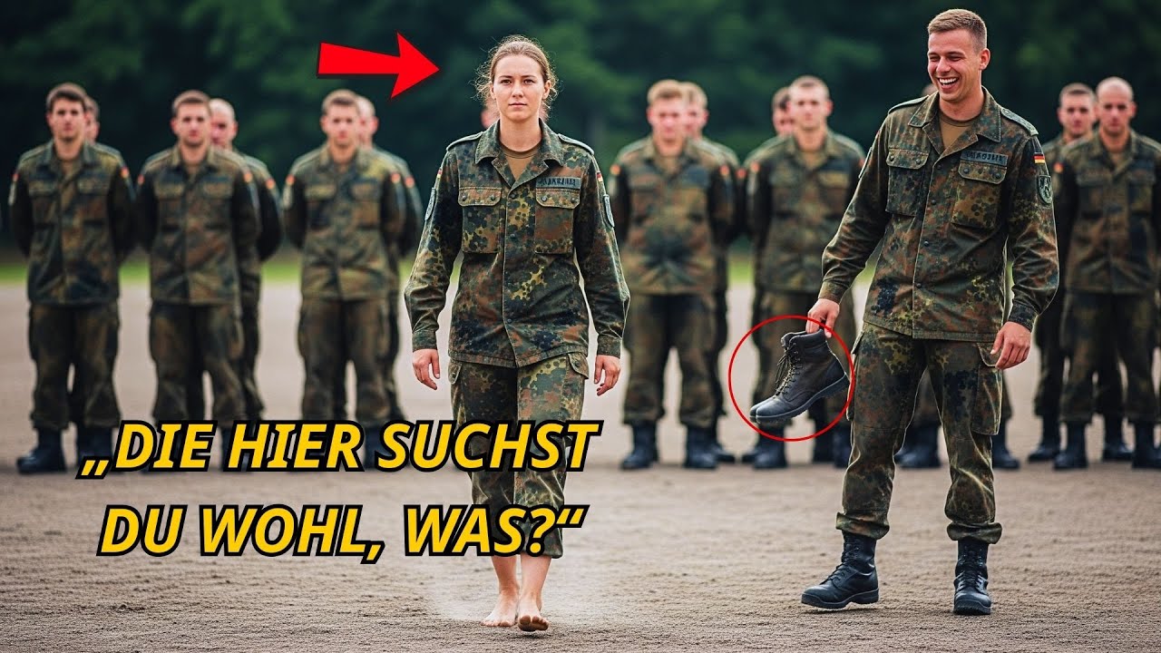 „Die Marines versteckten ihre Stiefel – doch sie marschierte barfuß und gewann“