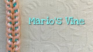 Super Mario brothers rainbow loom bands easy no loom tutorial