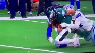 Eagles screwed by referees on awful fumble call by Jalen Hurts in Cowboys game