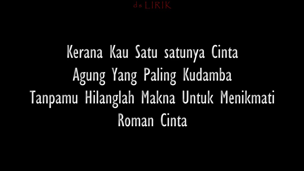 Roman Cinta (Lirik HD) MOJO - YouTube