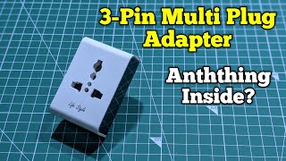 What's is Inside  3-Pin Multi  Plug Adapter