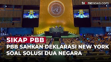Majelis Umum PBB: 142 Negara Dukung Palestina Merdeka, Israel dan AS Menolak | OneNews Update