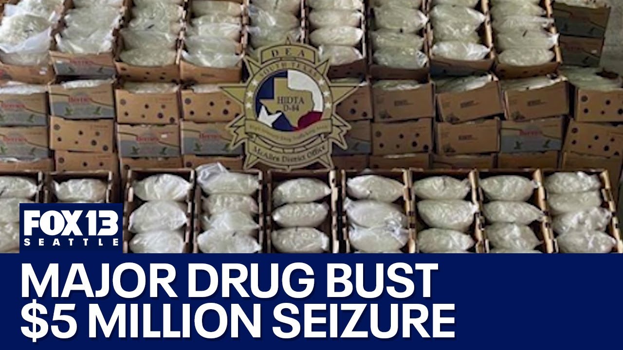 $5 million worth of meth seized near Texas-Mexico border - YouTube